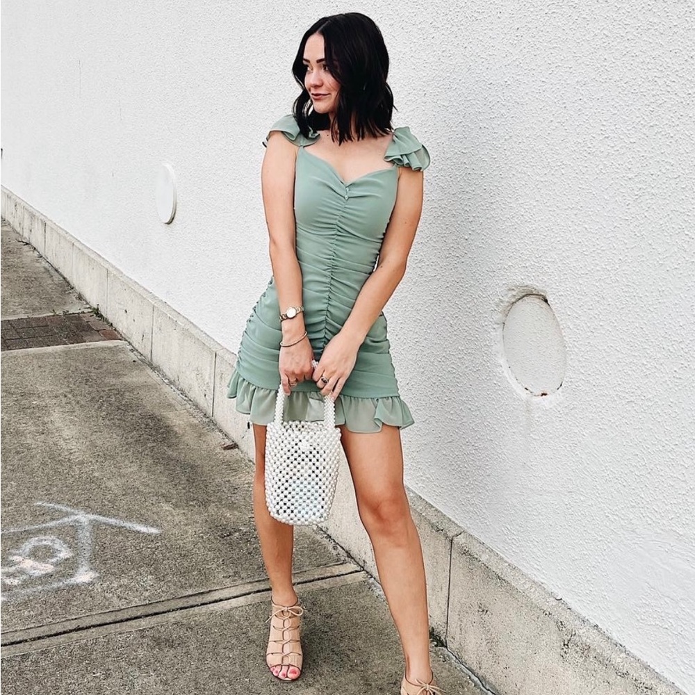 GREEN ZARA DRESS